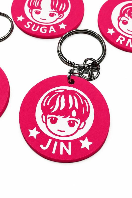 Kit Chaveiros BTS 7 Unidades Coleção Completa Kpop Jungkook Jimin